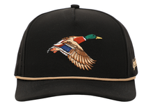 Load image into Gallery viewer, Black Golf Mallard Hat