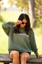 Load image into Gallery viewer, He's Hunting Green Sweatshirt