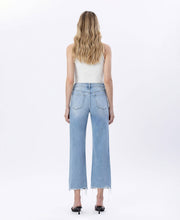 Load image into Gallery viewer, Ezra Crop H. Rise Slim Wide Leg Jean