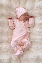 Load image into Gallery viewer, Picot Trim Bamboo Zipper Footie (Wholesale)