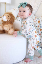 Load image into Gallery viewer, Safari Snuggles Convertible Zip Romper