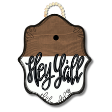 Load image into Gallery viewer, Stain Bloom "Hey Y'all" Hanger + Mini
