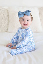 Load image into Gallery viewer, Betsy's Blooms Ruffle Zipper Footie