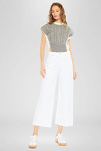 Load image into Gallery viewer, Whitney H. Rise Crop Wide Leg Denim