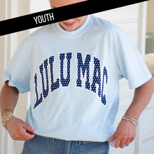 Load image into Gallery viewer, Lulu Mac Dot Chambray Youth Tee