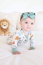 Load image into Gallery viewer, Safari Snuggles Convertible Zip Romper