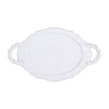 Load image into Gallery viewer, Twisted Handle Ceramic Platter