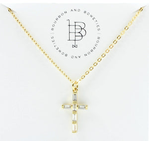 B+B Cross Necklace