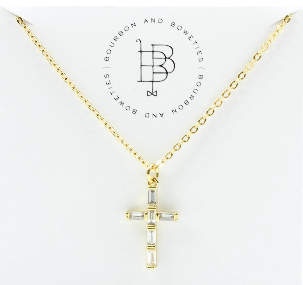 B+B Cross Necklace