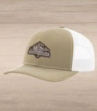 SC Hats Diamond Buck Khaki/White
