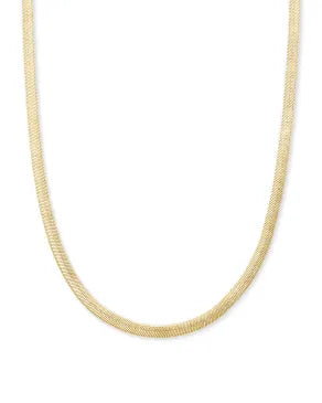 Kassie Chain Necklace Gold Metal