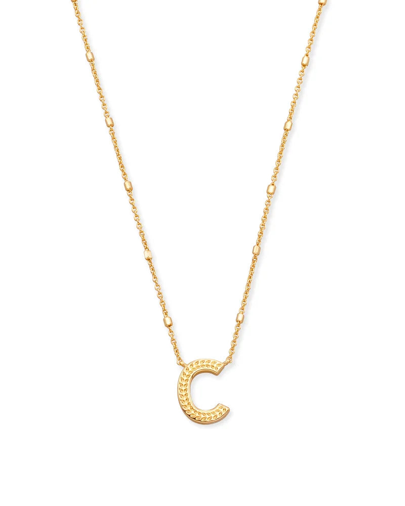Letter Pendant Necklace