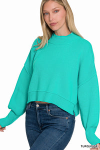 Z Oversized Crop Sweater