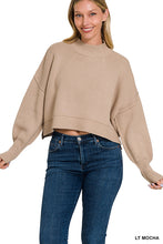 Load image into Gallery viewer, Z Oversized Crop Sweater