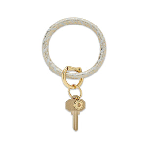 OVenture Leather Key Ring Gold Rush